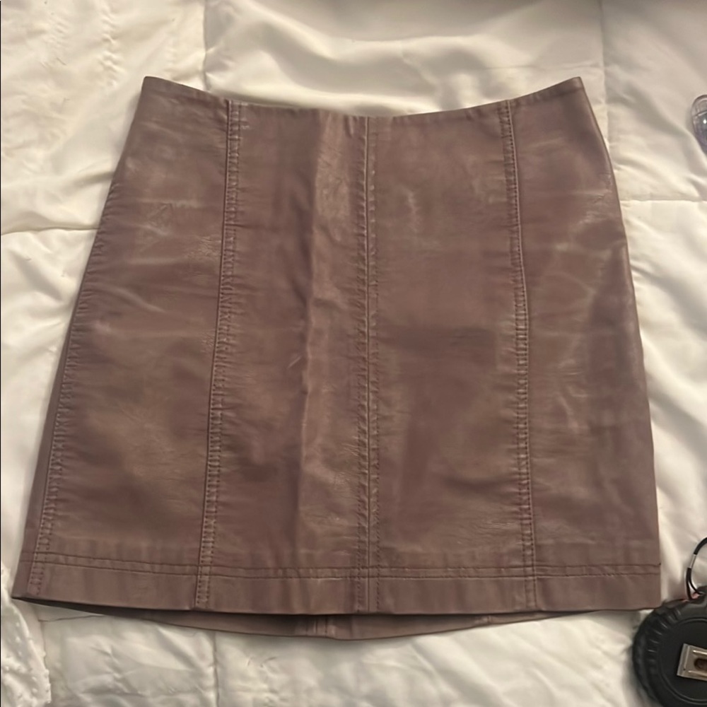 Free People Tan Skirt